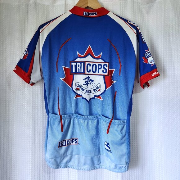 Giordana Cycling Jersey Men's xl Full Zip Size XL Tri Cops Swim Bike Run - Picture 2 of 14
